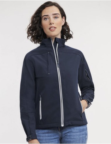 RUS-0R410F0-Ladies Bionic Softshell Jacket